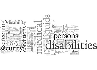 Air Travel Disabilities And The TSA