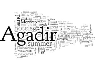 Fototapeta premium Agadir Hotels And Attractions The Perfect Summer Mix
