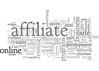 Fototapeta premium Affiliate Revenue Develop A Franchise
