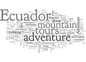 adventure tours in ecuador