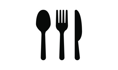 fork and spoon restaurant icon