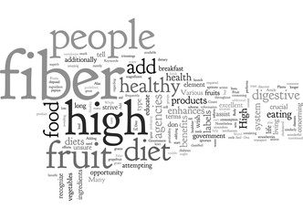 Add High Fiber Fruit To A Healthy Diet