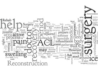 ACL Rehab For Active Adults The First Weeks