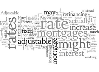 Achtung Stay Away From Adjustable Rate Mortgages