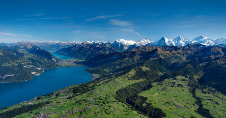 Berner Oberland in Switzerland  - obrazy, fototapety, plakaty