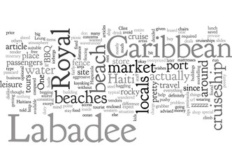 A Visit To Labadee In Haiti