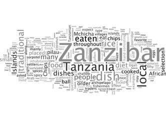 Fototapeta na wymiar A Taste Of The Cuisine Of Zanzibar And Tanzania