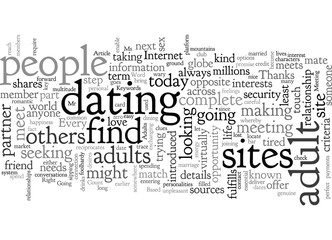 Fototapeta premium A platform for adults to date