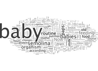 Fototapeta premium A New Diet For a Baby