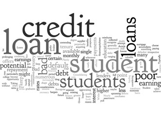 A Look at Bad Credit Student Loans