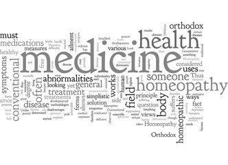 Fototapeta premium A Comparative Look Between Orthodox And Homeopathic Medicine