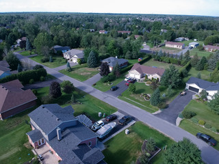 Arial view of a home or neighbourhood