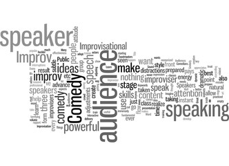 Fototapeta premium Improv Comedy for Speakers