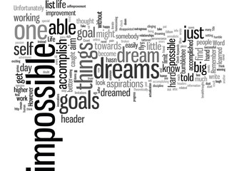 Impossible is Just a Word