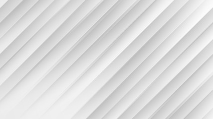 Obraz premium Abstract deep white gray color background with diagonal lines. Modern striped technology BG. Texture 3d minimal light wallpaper. Geometric metallic texture template. Raster empty blank banner for text