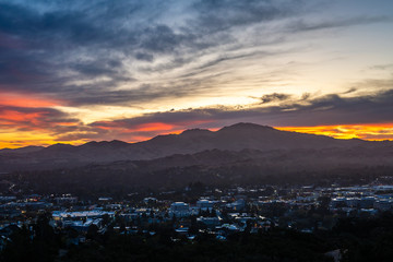 Dawn over the East Bay and Mount Diablo