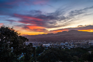 Dawn over the East Bay and Mount Diablo