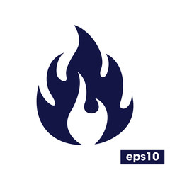 Fire flame icon, Simple Flame sign, Fire symbol Vector illustration for graphic design, Web, UI, mobile app