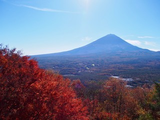 紅葉台からの富士山