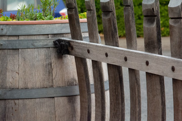 barrel stave gate