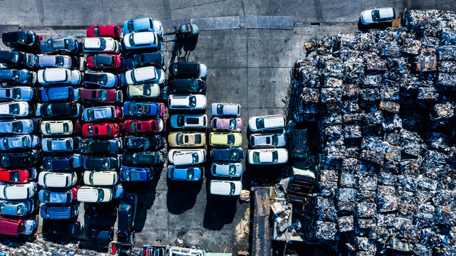 ジャンクヤード　空撮