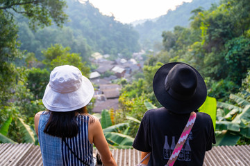 Mae Kam Pong” village in the middle of the valley