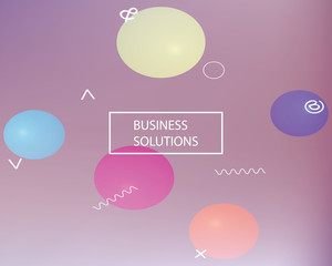 Soft color gradient background.