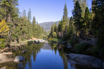 Fototapeta na wymiar Yosemite Fall 2019