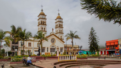 Fototapeta na wymiar Iglesia Santa Isabel Tolima