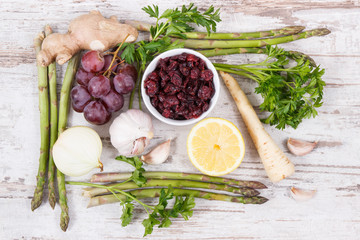 Natural food for healthy kidneys. Nutritious eating as source vitamins