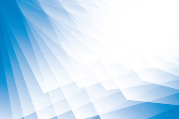 Obraz premium Abstract geometric blue and white color background. Vector, illustration.
