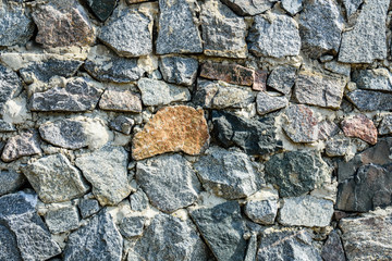 Texture of the natural granite wall for background