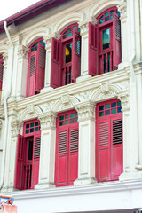 Fototapeta premium facade of an old building