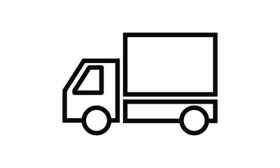 Fototapeta na wymiar delivery, fast truck icon vector