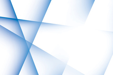 Obraz premium Abstract geometric blue and white color background. Vector, illustration.