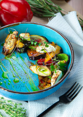 fish with vegetables