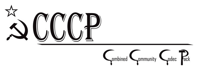 Combined community codec pack background, CCCP banner black