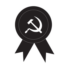 Ribbon of cccp icon, Communist logo
