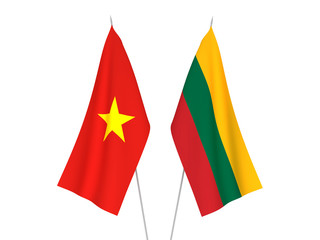 Lithuania and Vietnam flags