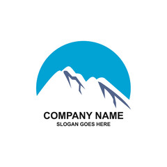 Mountain Logo Vector Illustration Template