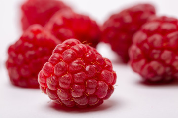 raspberry isolated on white background