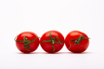 tomatoes isolated on white background