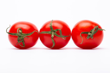 tomatoes isolated on white background