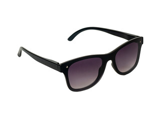 Black sunglasses isolated