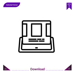 website icon vector . Best modern, simple, isolated, application , logo, flat icon for website design or mobile applications, UI / UX design vector format