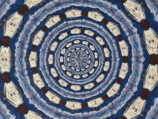Colorful digital graphic kaleidoscope symmetry mandala style in laser light trial pattern, Tie Dye , spiderweb art abstract background for art projects, banner, business,   card, 3D, template