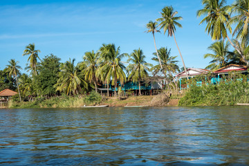 4000 Islands zone in Nakasong over the Mekong river in Laos