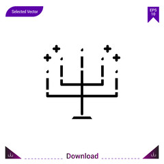 candles icon vector . Best modern, simple, isolated, romance , logo, flat icon for website design or mobile applications, UI / UX design vector format