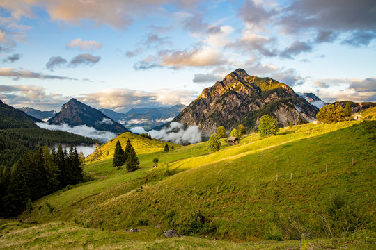 Landscape of the Postalm in Austria