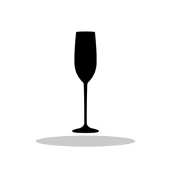 Champagne icon in flat style. Toast symbol for your web site design, logo, app, UI Vector EPS 10.